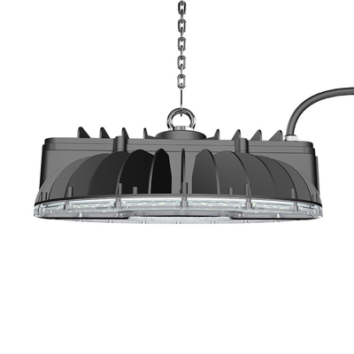 100W-250W UFO LED High Bay Light IP65 مقاوم للماء 180lm / W كفاءة عالية